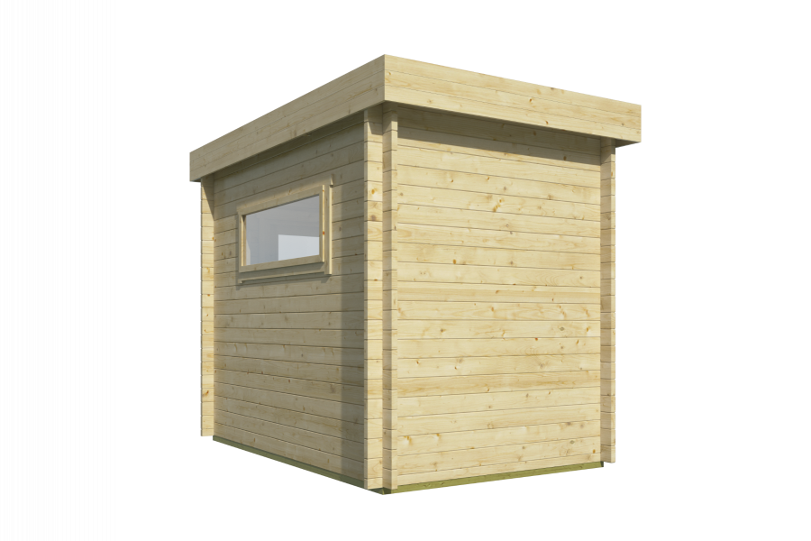 Blokhut Will 40 mm onbehandeld 200x300 cm