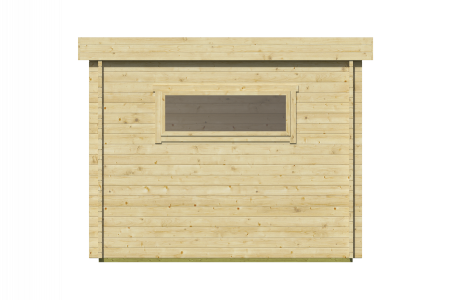 Blokhut Will 40 mm onbehandeld 200x300 cm