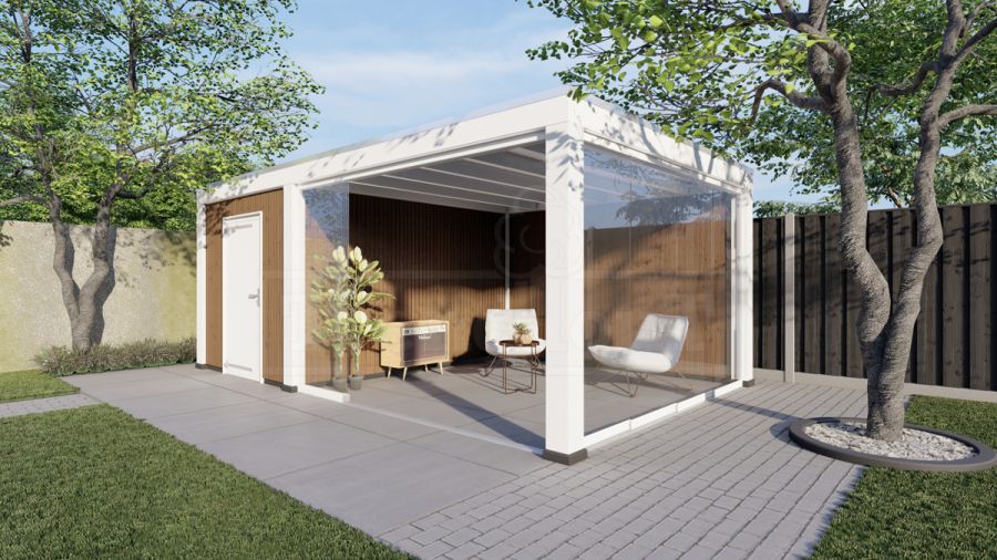 Trendhout Overkapping Palermo XXL 1100x380 cm