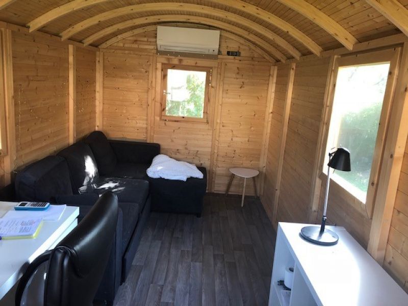 Tuindeco Circuswagen Kathy 19mm vuren blank 500 x 240 cm excl. onderstel