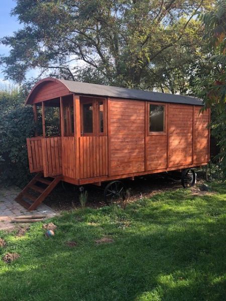 Tuindeco Circuswagen Kathy 19mm vuren blank 500 x 240 cm excl. onderstel