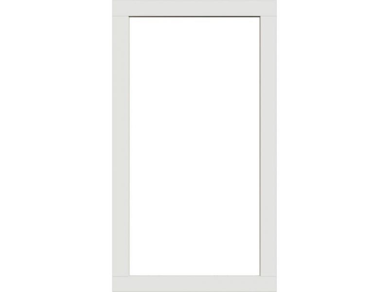 Vast raamkozijn meranti - 77,4x137,4 cm - Wit
