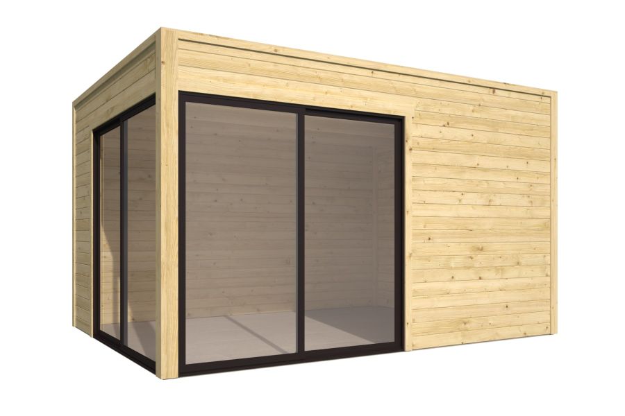 Tuindeco Rico Blokhut 400x300 cm 28 mm vuren blank