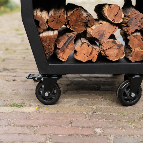 Barbecue Companero XXL 2.0 Blackline - incl. pook en houtopslag - Ø80 cm