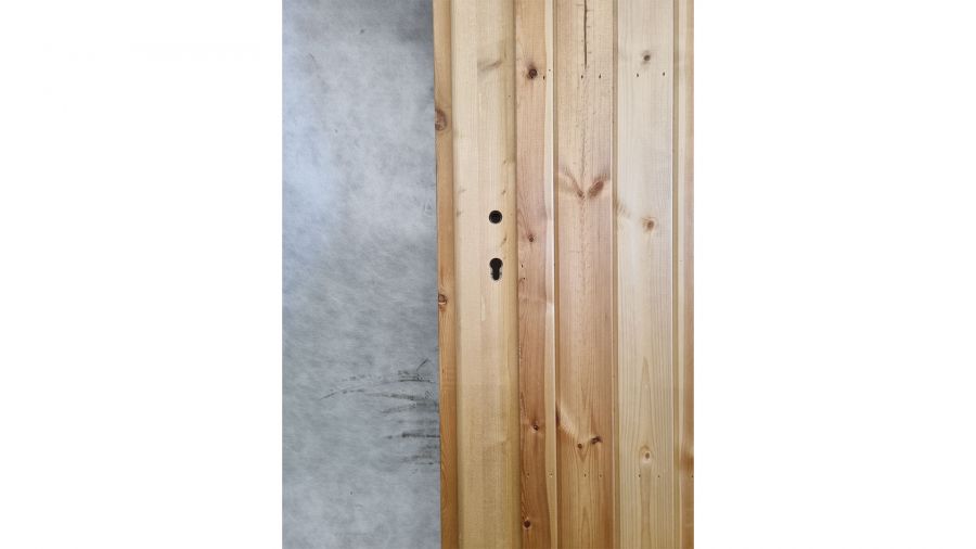 Enkele houten blanke deur – inclusief hangwerk (186 x 79 cm) - SALE25154