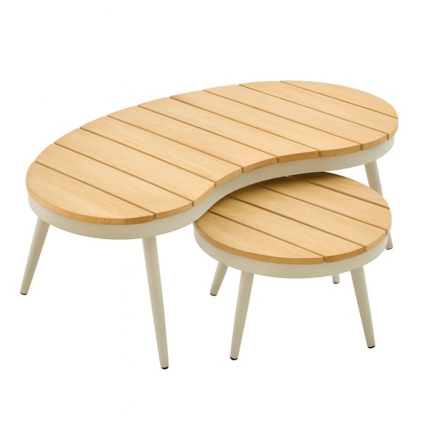 SenS-Line Sevilla loungeset 5-delig aluminium met beige kussens