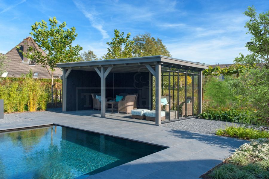 Trendhout Overkapping Siena 415x415 cm