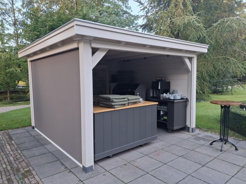 Trendhout Overkapping Siena 415x415 cm