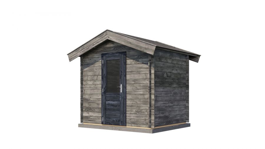 Lugarde Select Blokhut Ruurlo 250x200cm - Keteldruk Grijs