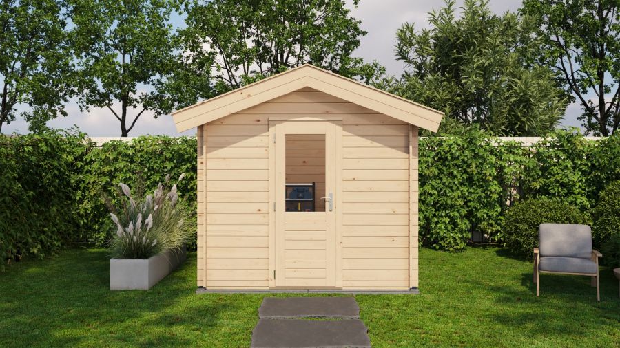Lugarde Select Blokhut Hengelo 250x250cm - Onbehandeld