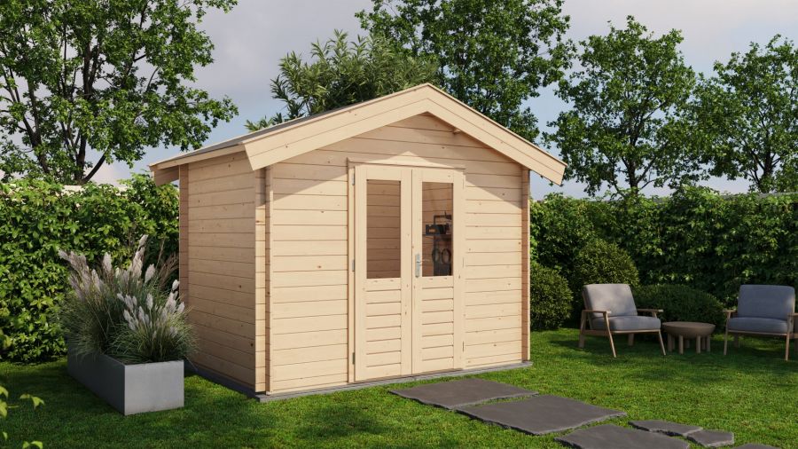 Lugarde Select Blokhut Aalten 300x200cm - Onbehandeld