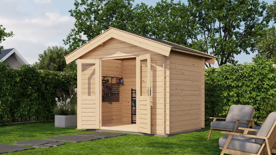 Lugarde Select Blokhut Aalten 300x200cm - Onbehandeld