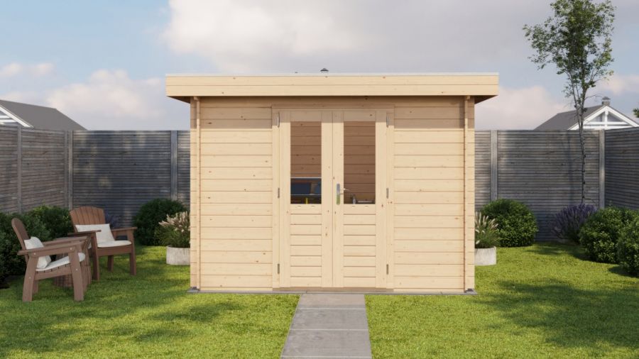 Lugarde Select Blokhut Wassenaar 300x250cm - Onbehandeld