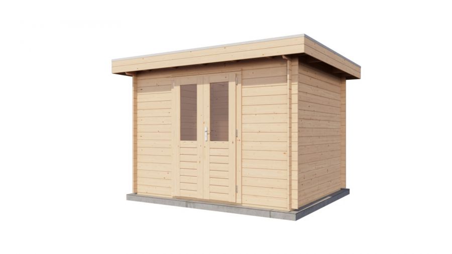 Lugarde Select Blokhut Wassenaar 300x250cm - Onbehandeld