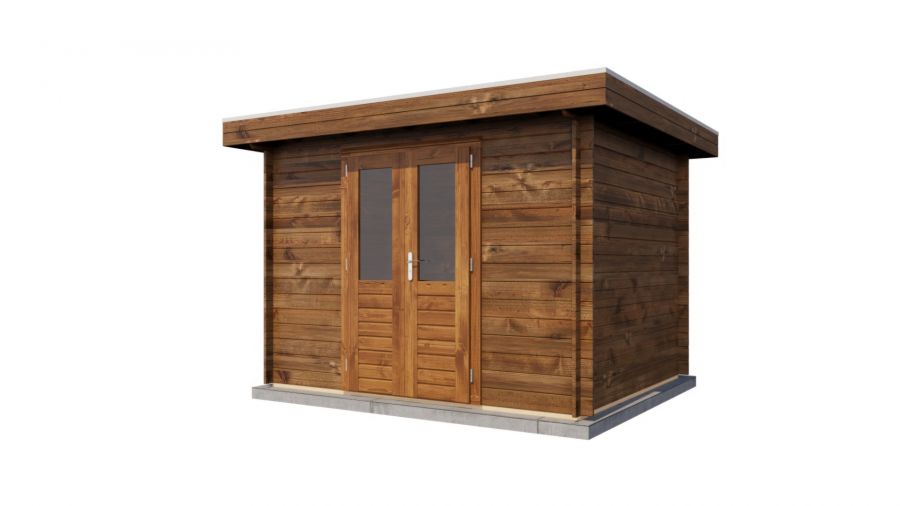 Lugarde Select Blokhut Wassenaar 300x250cm - Keteldruk Bruin