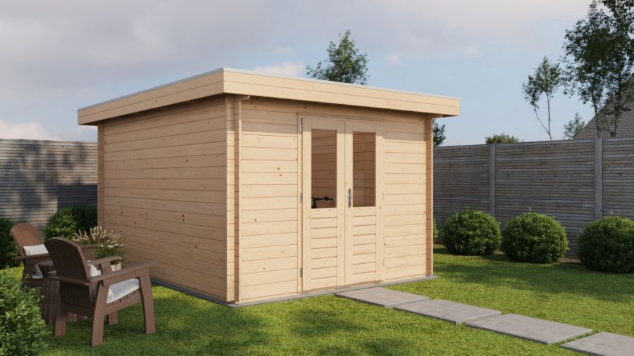 Lugarde Select Blokhut Barneveld 300x400cm - Onbehandeld
