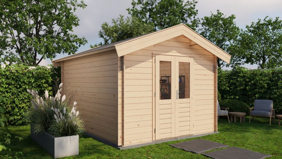Lugarde Select Blokhut Olst 300x400cm - Onbehandeld