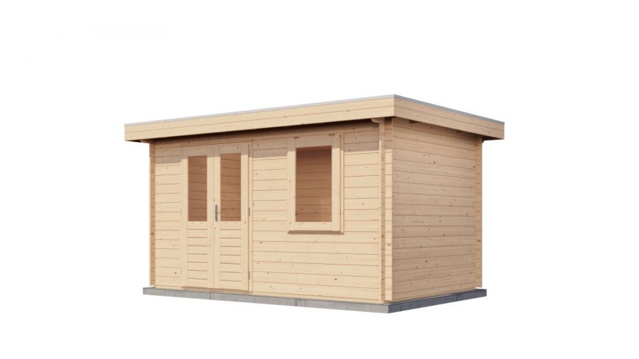 Lugarde Select Blokhut Veenendaal 400x250cm - Onbehandeld