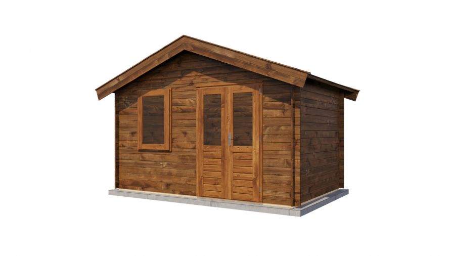 Lugarde Select Blokhut Wijhe 400x250cm - Keteldruk Bruin