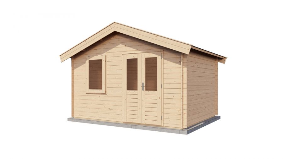 Lugarde Select Blokhut Brummen 400x300cm - Onbehandeld