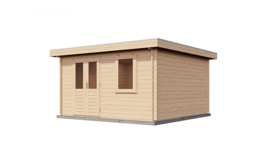 Lugarde Select Winterswijk Blokhut 400x400 cm vuren blank