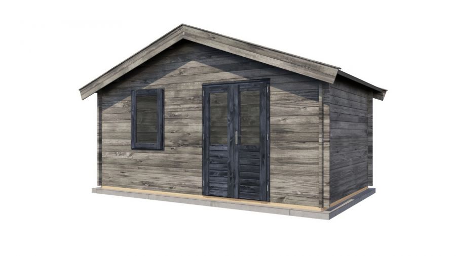 Lugarde Select Blokhut Wolfheze 500x300cm - Keteldruk Grijs