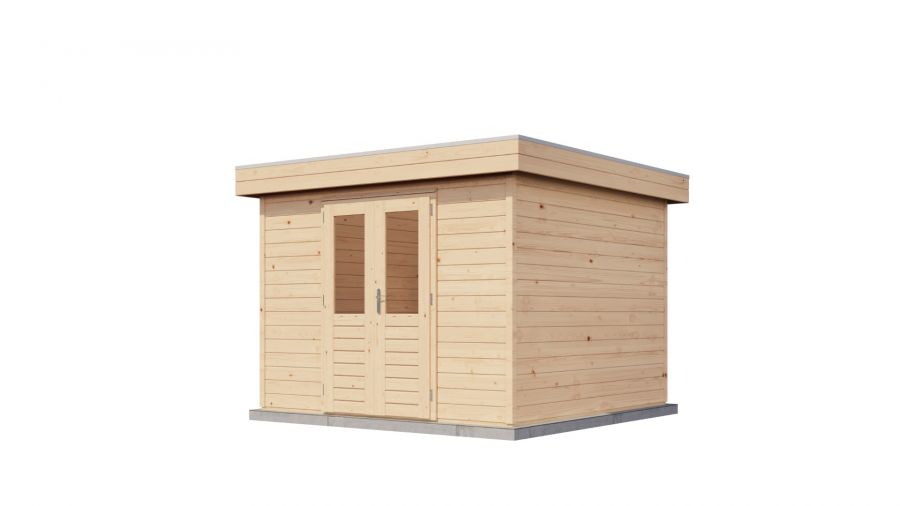 Lugarde Select Prima Haarlem tuinhuis 300x300 cm 44 mm vuren blank