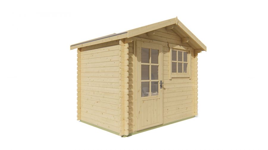 Tuindeco Sten Blokhut 295x200 cm 28 mm vuren bruin geïmpregneerd