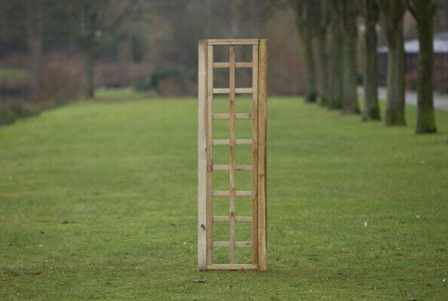 Trellis recht met rechte lijst 180x40cm