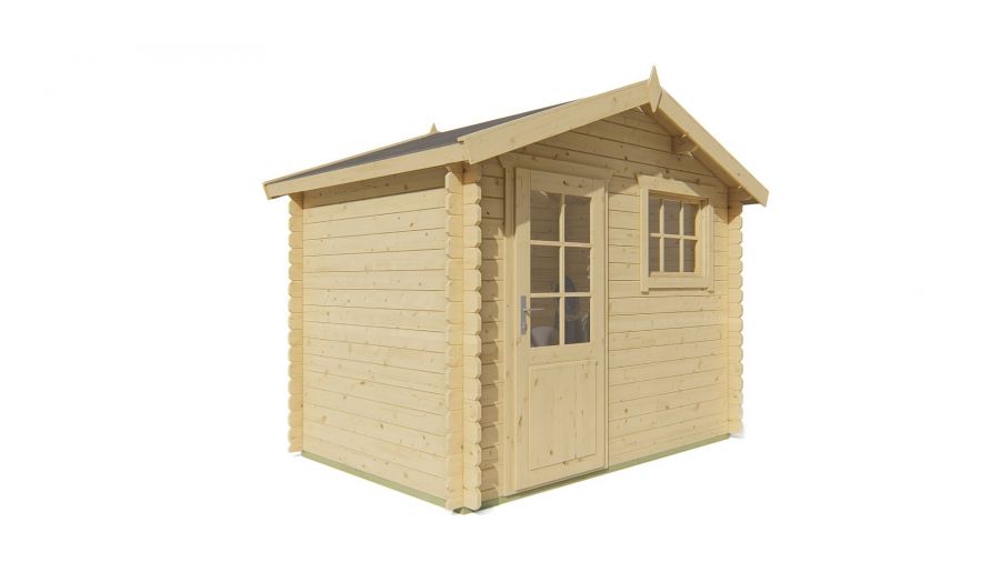 Tuindeco Sten Blokhut 295x200 cm 28 mm vuren red class wood geïmpregneerd