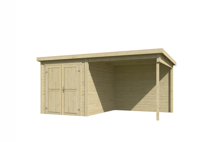 Outdoor Life Finn Tuinhuis 450x250 cm 28 mm vuren blank