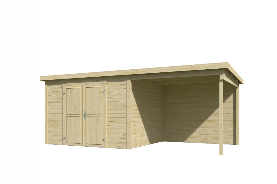 Outdoor Life Kjeld Tuinhuis 550x250 cm 28 mm vuren blank