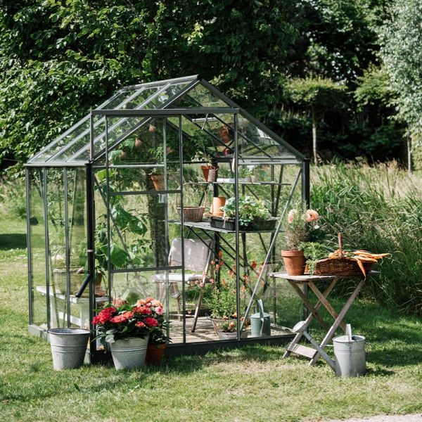 Tuinkas Kate I - 192x192 cm - Groengrijs - Full Options