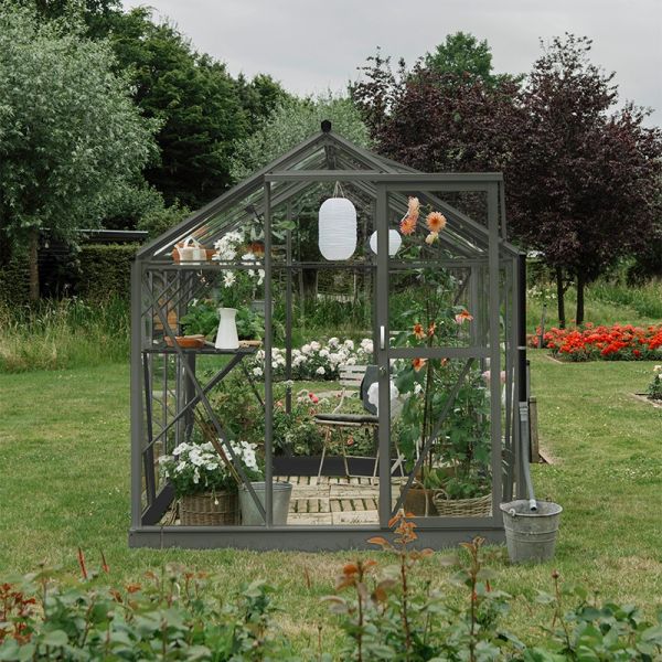 Tuinkas Mary IV - 212x430 cm - Groengrijs - Full Options