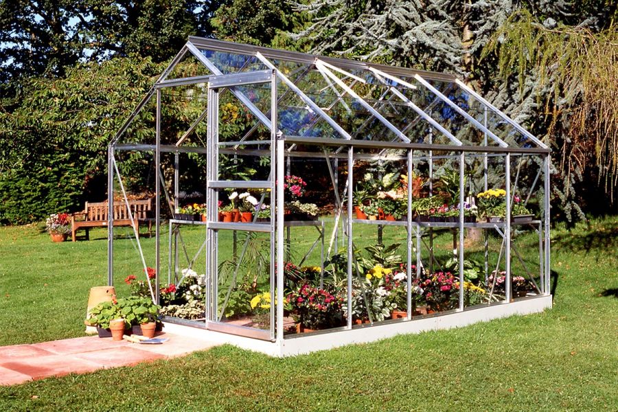 Tuinkas Popular 106 aluminium - 3 mm tuindersglas - 193x319 cm