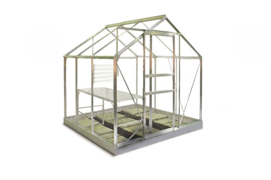 Tuinkas Popular 66 aluminium - 3 mm veiligheidsglas - 193x195 cm