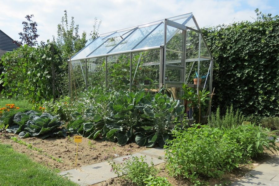 Tuinkas Popular 86 aluminium - 3 mm tuindersglas - 193x257 cm