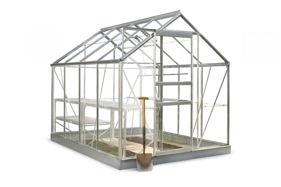Tuinkas Popular 86 aluminium - 3 mm tuindersglas - 193x257 cm