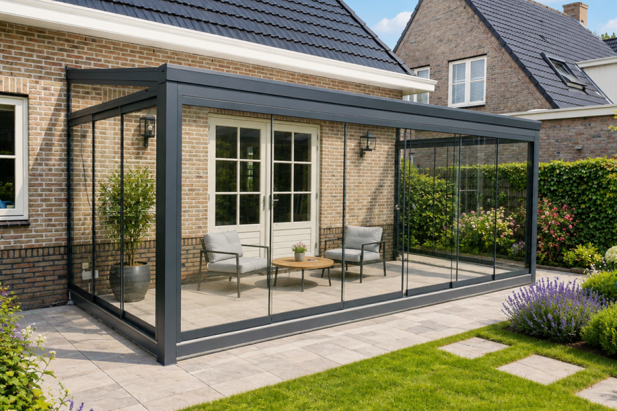 Velvetline veranda 700x300 cm glasdak
