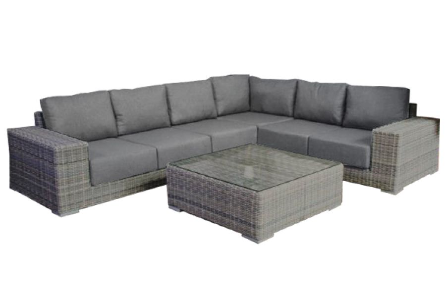 Wembley Corner set wicker - Showmodel - Amersfoort & Hoofddorp