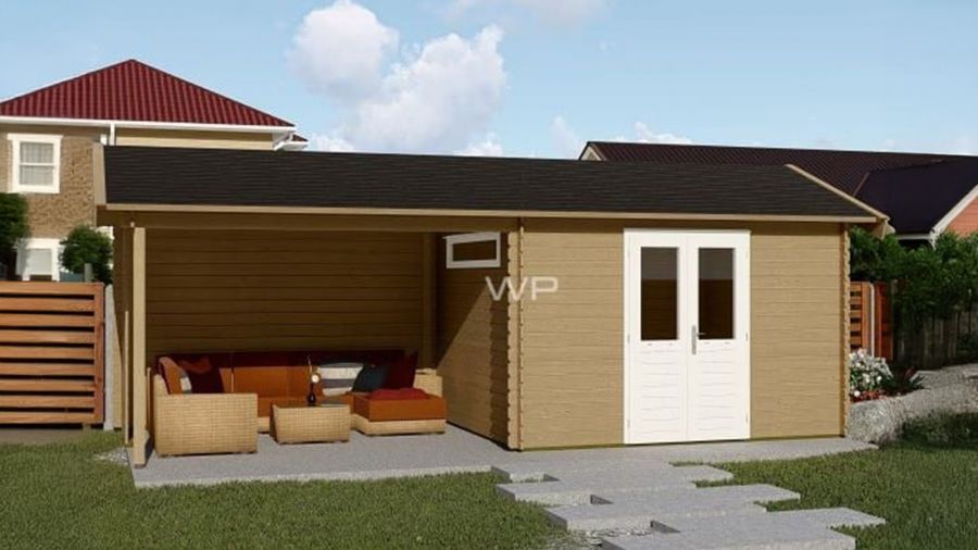 Woodpro blokhut tuinhuis Voske