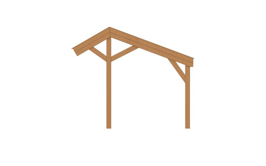 YARD Outdoor SUBLIME Kapschuur - 800x250 cm Douglashout