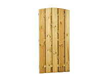 Plankendeur grenen 90x179 cm - recht verticaal