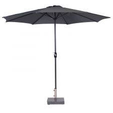 Lotus parasol - Ø300 cm - carbon black - dark grey