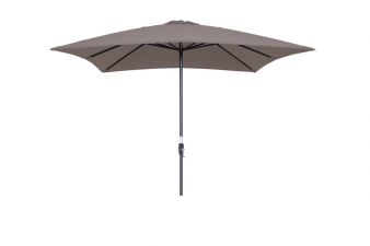 Lotus parasol - 250x250 cm - carbon black - taupe