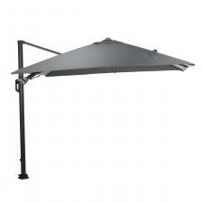 Hawaii Lumen parasol - 300x300 cm - carbon black - dark grey
