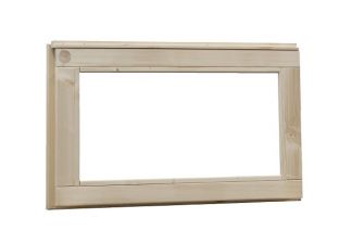 Vast raam blank glas 72x45 cm - Blank