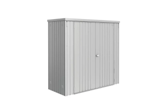 Biohort metalen tuinkast 190 190x83x182,5 cm zilver