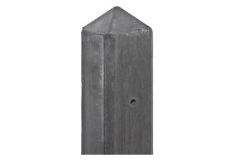 Betonpaal antraciet met diamant kop 10x10x180 cm