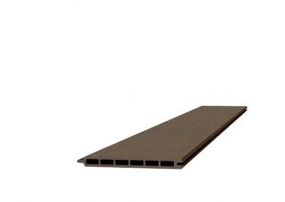 Composiet schermplank bruin 2,1x19,5x180 cm